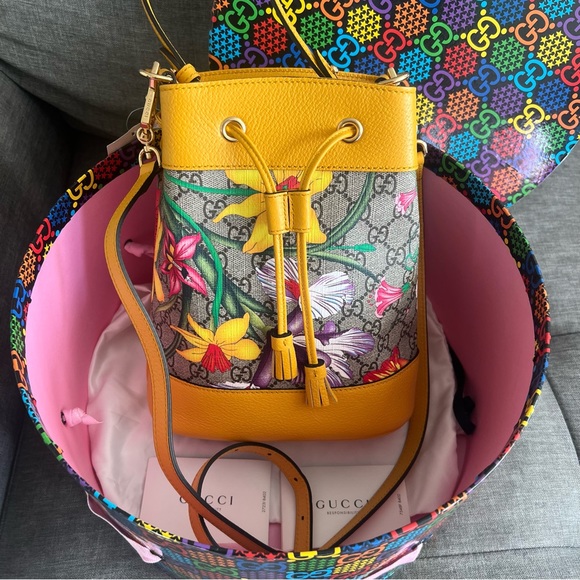 Gucci Handbags - Gucci multicolor Ophidia with GG Supreme Floral crossbody bag